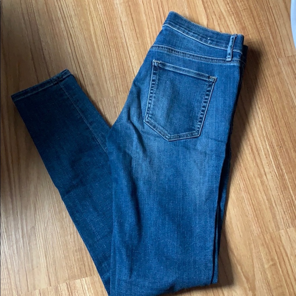 Gap high rise skinny jeans